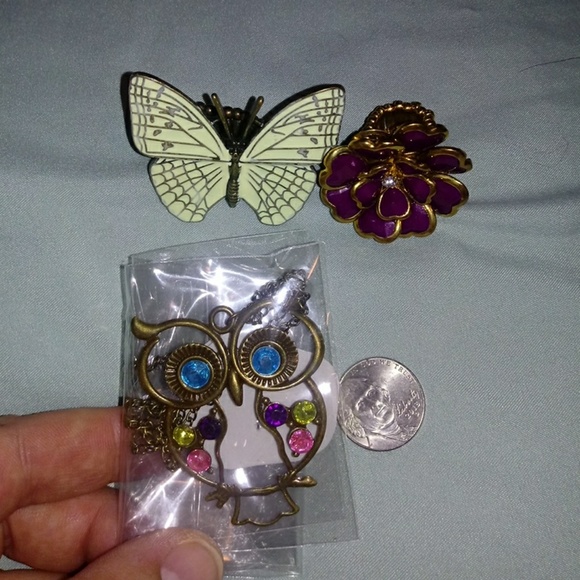 NWT⭐2 LEFT💥Vintage Inspired Owl Necklace⭐ - Picture 3 of 5